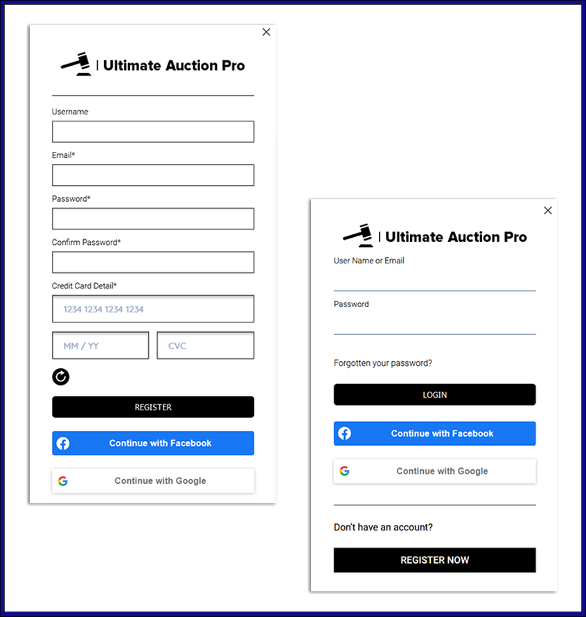 Easy Registration and Participation in Ultimate Auction Software