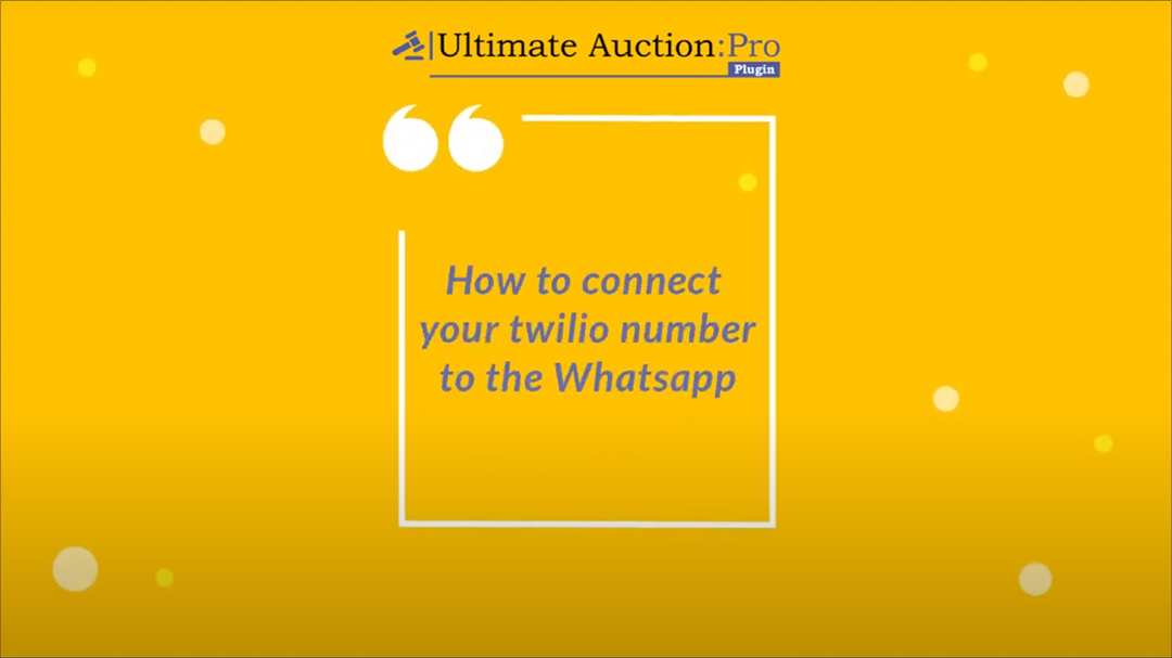 How admin can register WhatsApp number