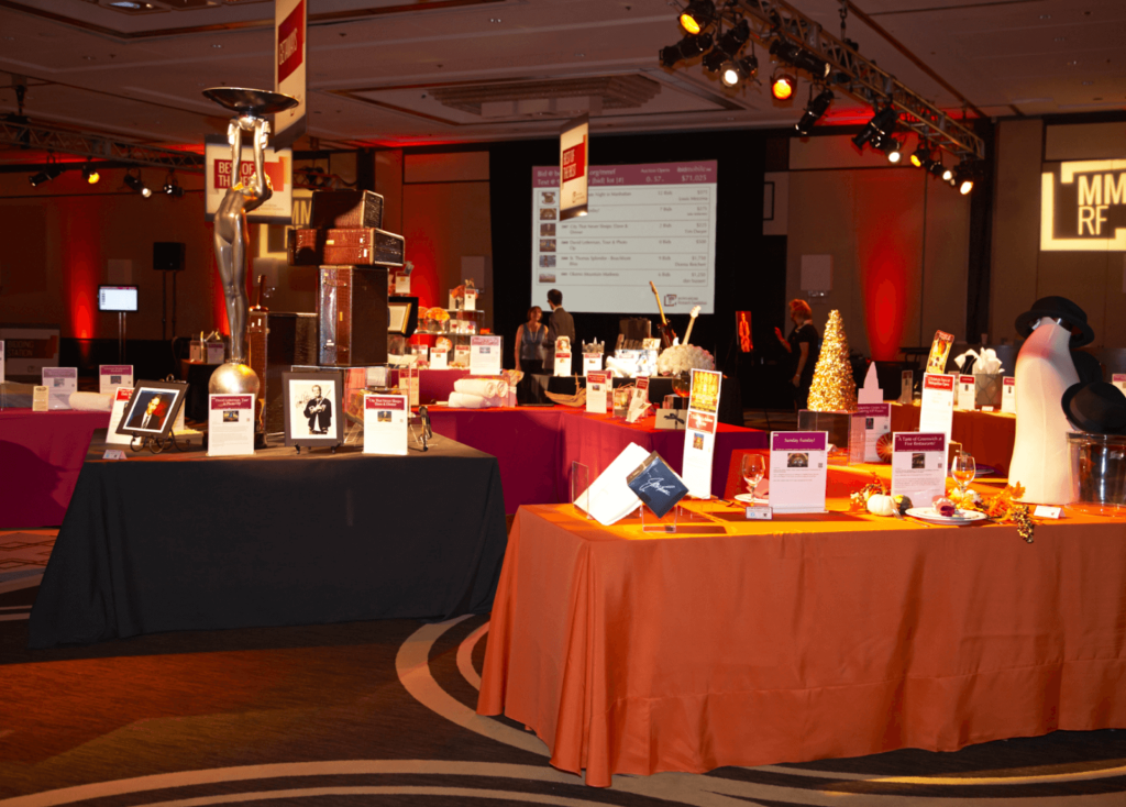 gift cards at silent auction